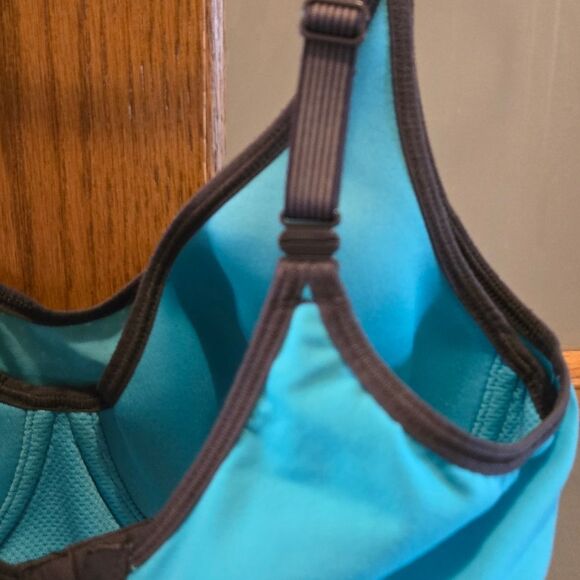 Victoria Secret Sports Bra 34C Underwire Teal Womens Deadstock Retro Vsx - Picture 9 of 16